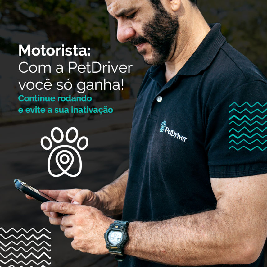 Motorista: Continue rodando e aproveite todas as vantagens de ser parceiro PetDriver
