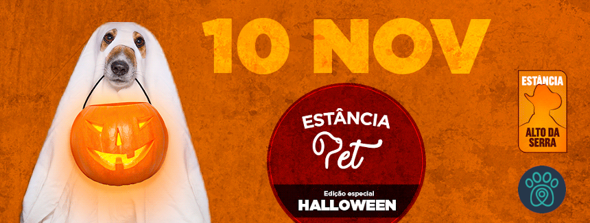 Mais de 200 mil m2 de diversão, só no Halloween do Estância Pet - SP!