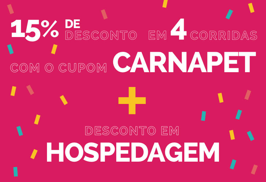 Descontos exclusivos para clientes PetDriver em Hotéis Pet durante o Carnaval!