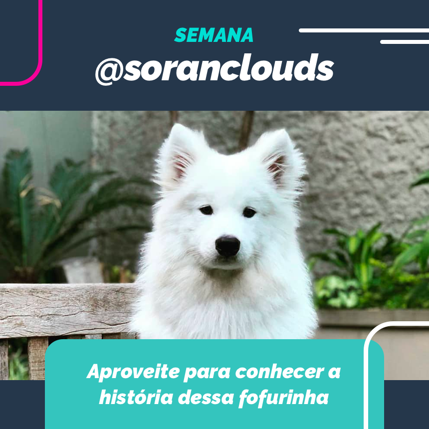 Nessa semana vamos juntos com a menina dos olhos da mamãe @soranclouds!