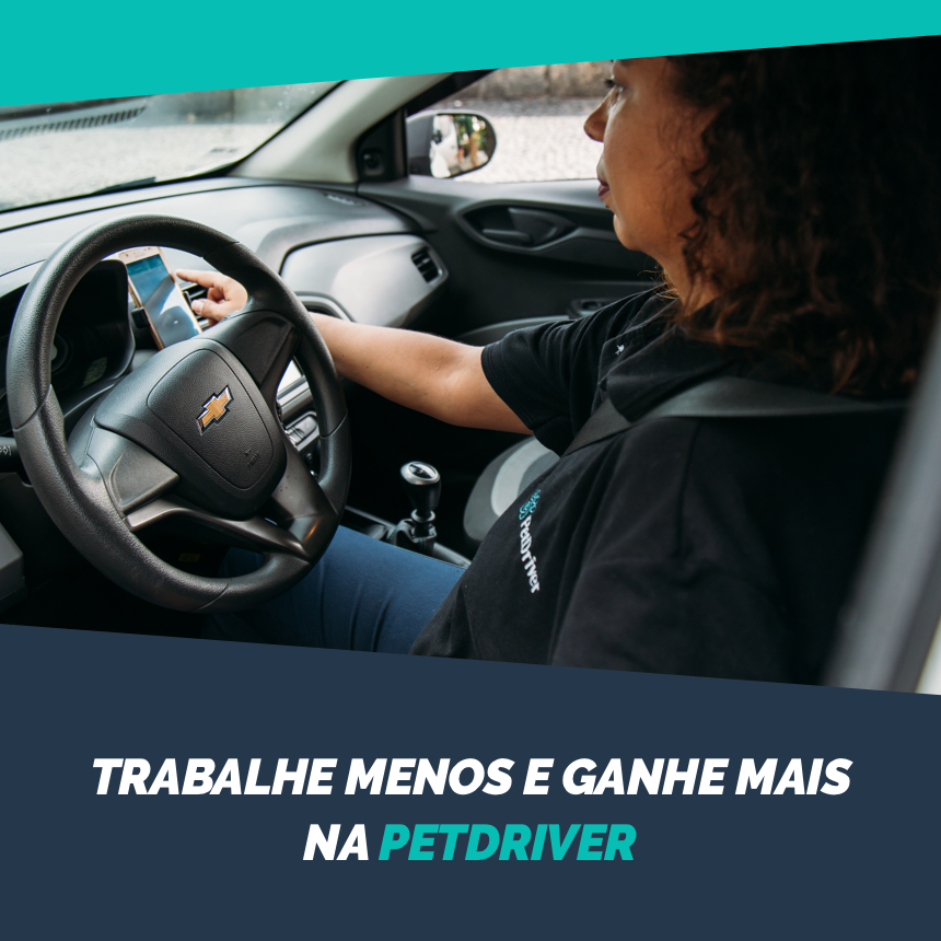 Ganhe mais trabalhando como motorista na PetDriver