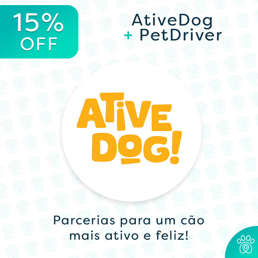 AtiveDog e PetDriver: parceria para cães mais felizes e ativos