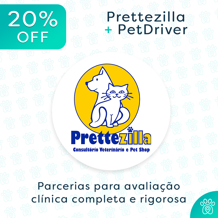 Prettezilla e PetDriver: parceria para avaliação clínica completa do seu pet