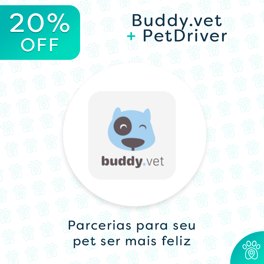 Buddy.Vet e PetDriver: parceria para cuidar do seu pet e fazê-lo mais feliz