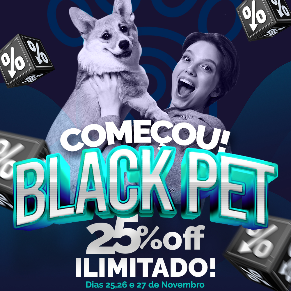 <strong>Chegou a Black Pet! Sua chance de rodar com um descontão animal!!!</strong>