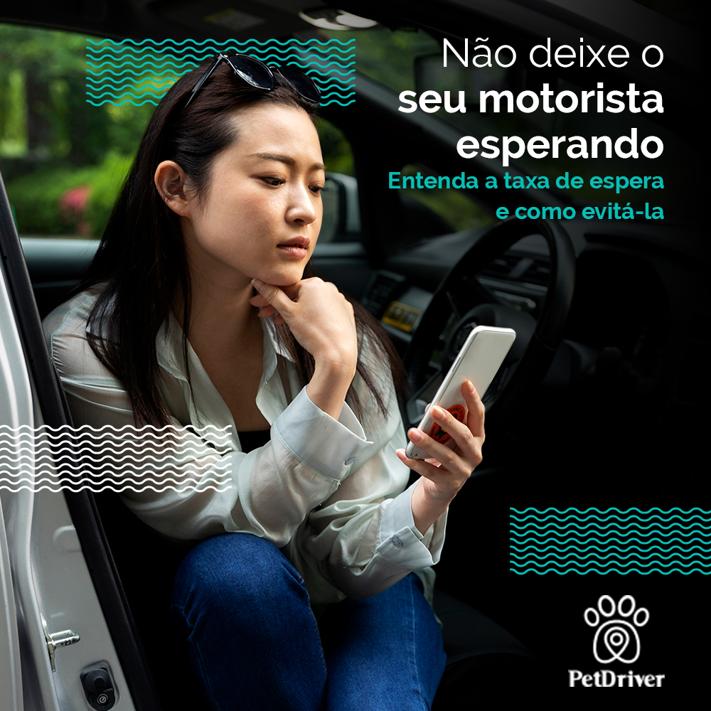 O motorista chegou! Esteja preparado!