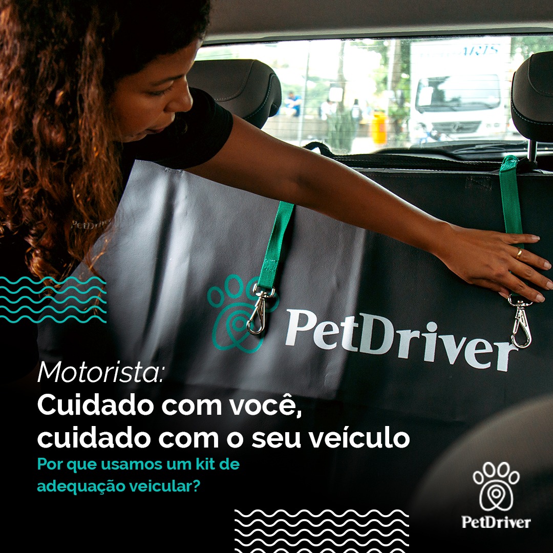 Pensado para o pet? Sim, mas projetado para você motorista!